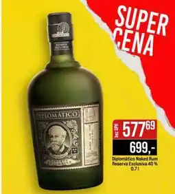 Jip Diplomático Naked Rum nabídka