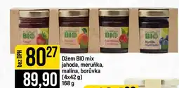 Jip Džem BIO mix jahoda, meruňka, malina, borůvka nabídka