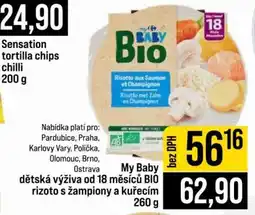 Jip My Baby dětská výživa od 18 měsíců BIO rizoto s žampiony a kuřecím nabídka