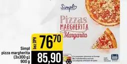 Jip Simpl pizza margherita nabídka