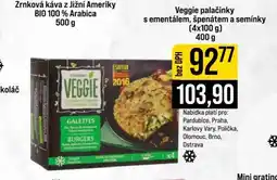 Jip Veggie Palačinky s ementálem, špenátem a semínky nabídka