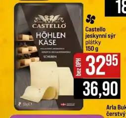 Jip Castello jeskynní sýr plátky 150 g nabídka