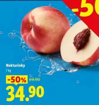 Lidl Nektarinky nabídka
