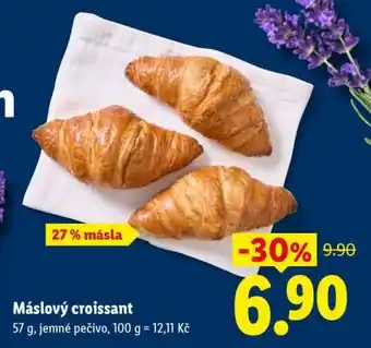 Máslový croissant