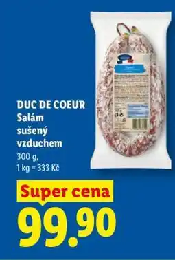 Lidl DUC DE COEUR Salám sušený vzduchem nabídka