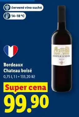 Lidl Bordeaux Chateau boisé nabídka