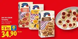 Lidl DUC DE COEUR Tartaletky nabídka