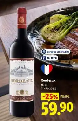 Lidl Bordeaux nabídka