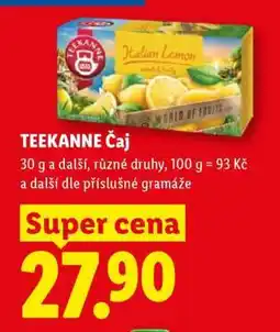 Lidl Teekanne čaj nabídka