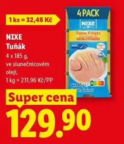 Lidl NIXE TUŇÁK nabídka