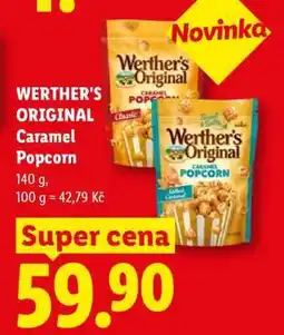 Lidl Werther's Original caramel popcorn nabídka