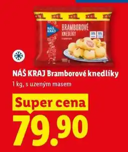 Lidl NÁŠ KRAJ Bramborové knedlíky nabídka