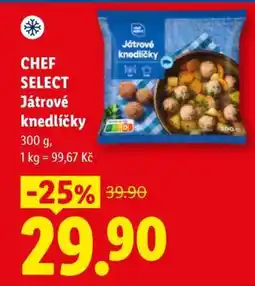 Lidl CHEF SELECT Játrové knedlíčky nabídka
