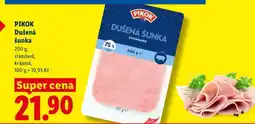 Lidl PIKOK DUŠENÁ ŠUNKA nabídka