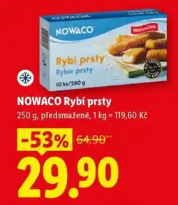 Lidl Nowaco Rybí prsty nabídka