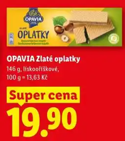 Lidl Opavia Zlaté Oplatky nabídka