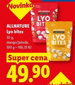 Lidl ALLNATURE Lyo bites nabídka