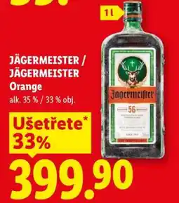 Lidl Jägermeister, Jägermeister Orange nabídka