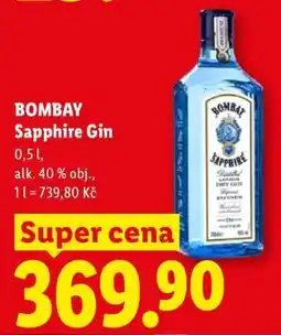 Lidl BOMBAY SAPPHIRE Gin nabídka