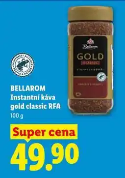 Lidl BELLAROM Instantní káva gold classic RFA nabídka