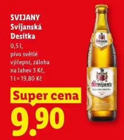 Lidl SVIJANY Svijanská desítka nabídka