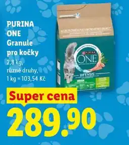 Lidl Purina One Granule pro kočky nabídka