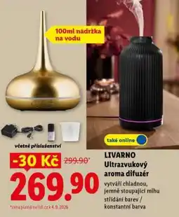 Lidl Livarno Ultrazvukový aroma difuzér nabídka