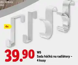 Lidl W5 Sada háčků na radiátory – 4 kusy nabídka