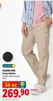 Lidl esmara Men Cargo kalhoty nabídka
