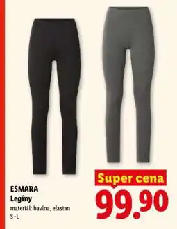 Lidl ESMARA LEGÍNY nabídka