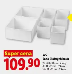 Lidl W5 Sada úložných boxů nabídka