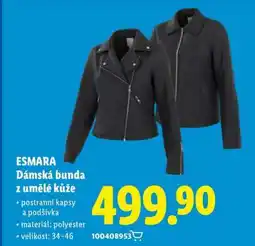 Lidl ESMARA Dámská bunda z umělé kůže nabídka