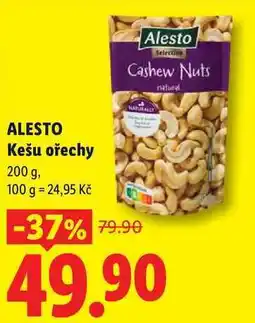 Lidl ALESTO Kešu ořechy nabídka