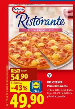 Lidl DR. OETKER Pizza Ristorante, 340 g a další nabídka