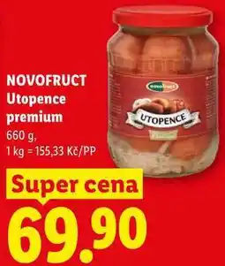 Lidl NOVOFRUCT Utopence premium nabídka