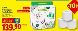 Lidl TENTO Toaletní papír Family Delicate, 30 rolí nabídka