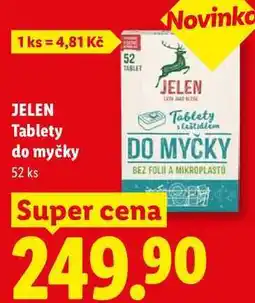 Lidl JELEN Tablety so myčky, 52 ks nabídka