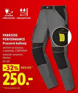 Lidl PARKSIDE PERFORMANCE Pracovní kalhoty nabídka