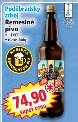 Norma Poděbradský zdroj Řemeslné pivo nabídka
