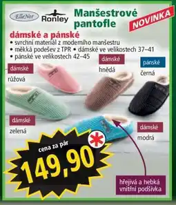 Norma Manšestrové pantofle nabídka