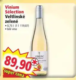 Norma Vinium Sélection Veltlínské zelené nabídka