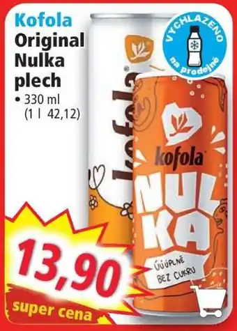 Kofola Original Nulka plech