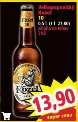 Norma Velkopopovický Kozel 10 nabídka