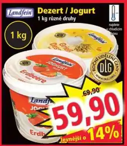 Norma Landfein Dezert / Jogurt nabídka