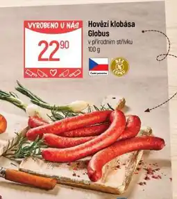 Globus Hovězí klobása Globus nabídka