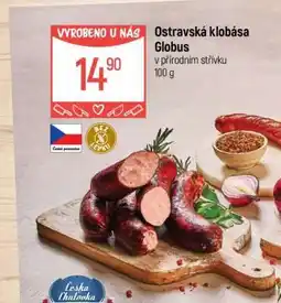 Globus Ostravská klobása Globus nabídka