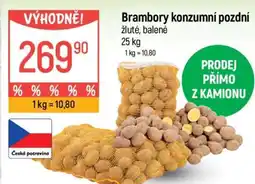 Globus Brambory konzumní pozdní nabídka