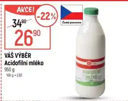 Globus Váš výběr Acidofilní mléko nabídka