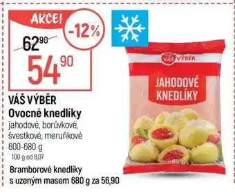 Globus VÁŠ VÝBĚR Ovocné knedlíky nabídka
