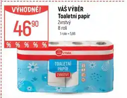 Globus Váš výběr Toaletní papír nabídka